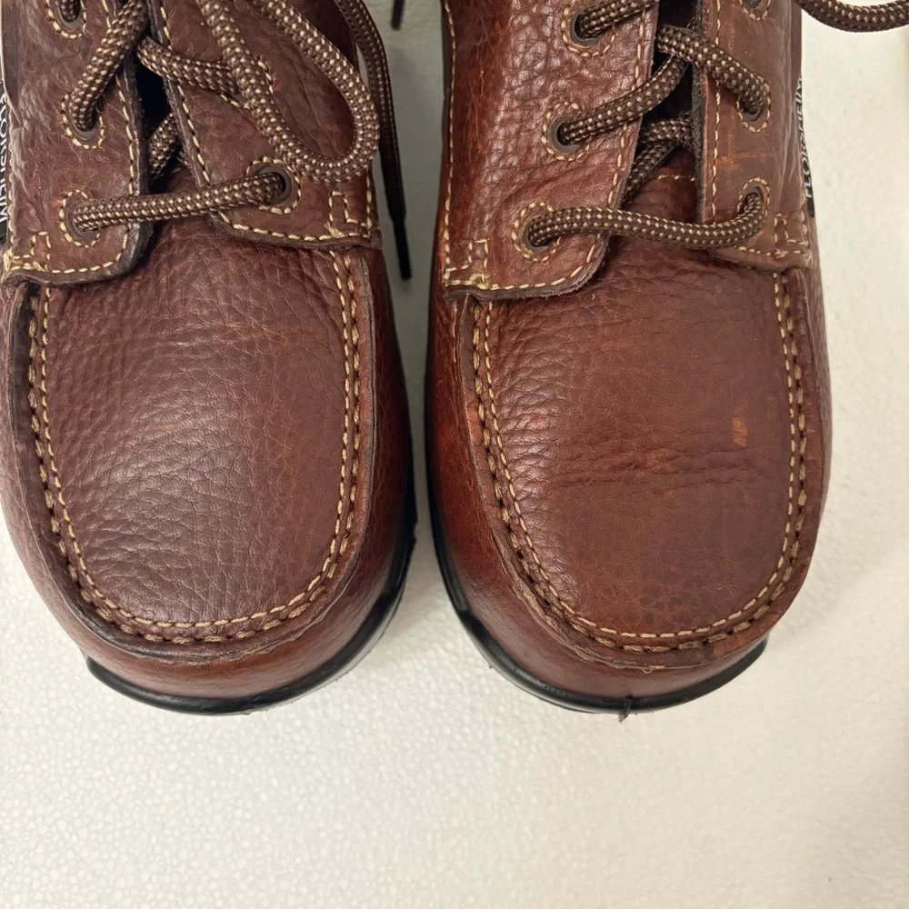 FLORSHEIM Men's Rambler Creek Brown Casual Moc Toe Oxford Shoes (FS2700) Size 9D